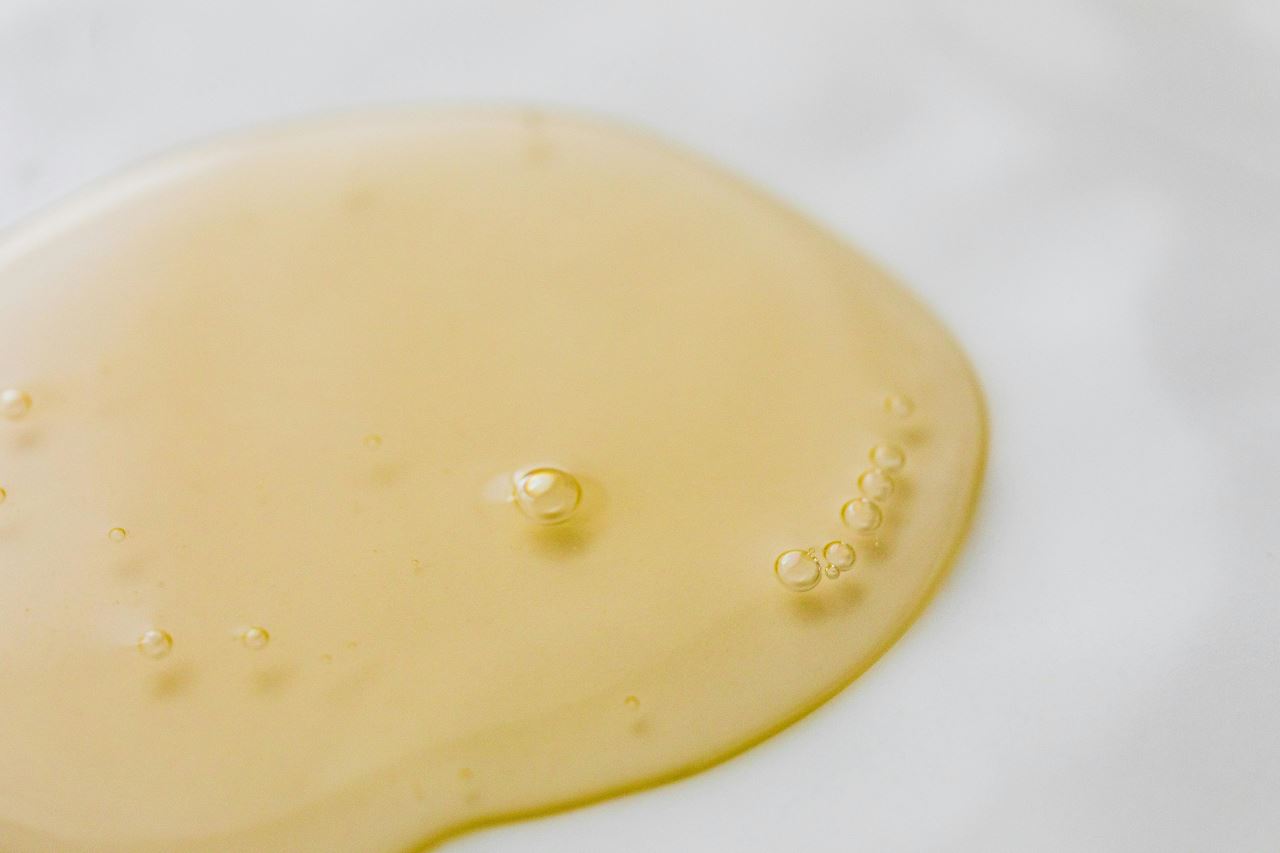 Vue microscopique du corps jaune
